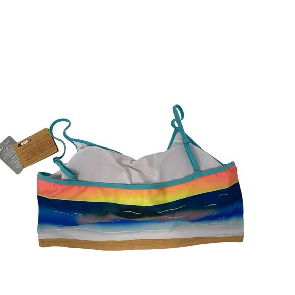 Disney Mickey Mouse Palm Tree Beach Sunset High Waist Bikini Set XL NWT Swimwear - Picture 3 of 15